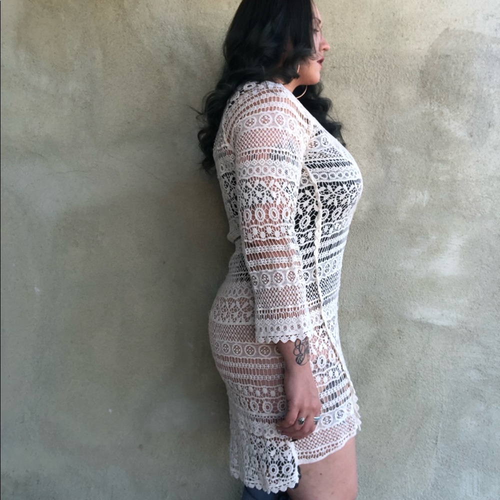 Solitaire Swim Crochet Coverup - Picture 2 of 8